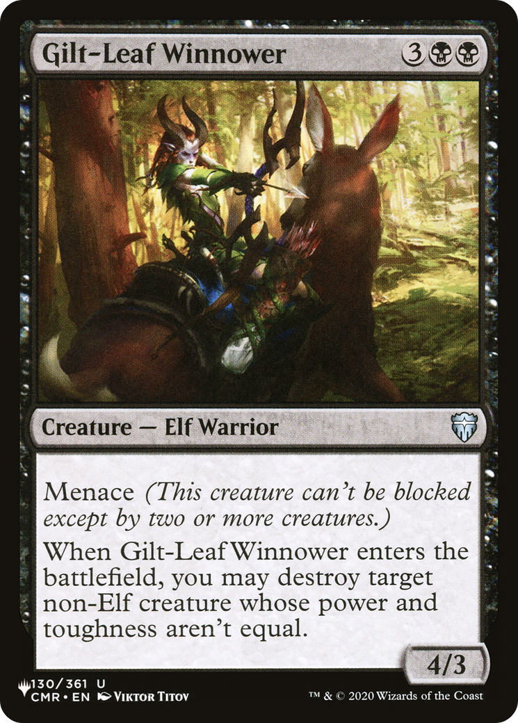 Gilt-Leaf Winnower [The List] | Good Games North