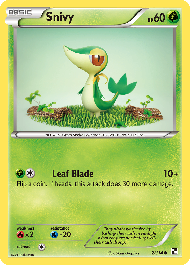 Snivy (2/114) [Black & White: Base Set] | Good Games North