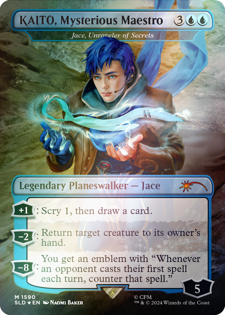 KAITO, Mysterious Maestro - Jace, Unraveler of Secrets (Rainbow Foil) [Secret Lair Drop Series] | Good Games North