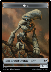 Eldrazi // Myr Double-Sided Token [Commander Masters Tokens] | Good Games North