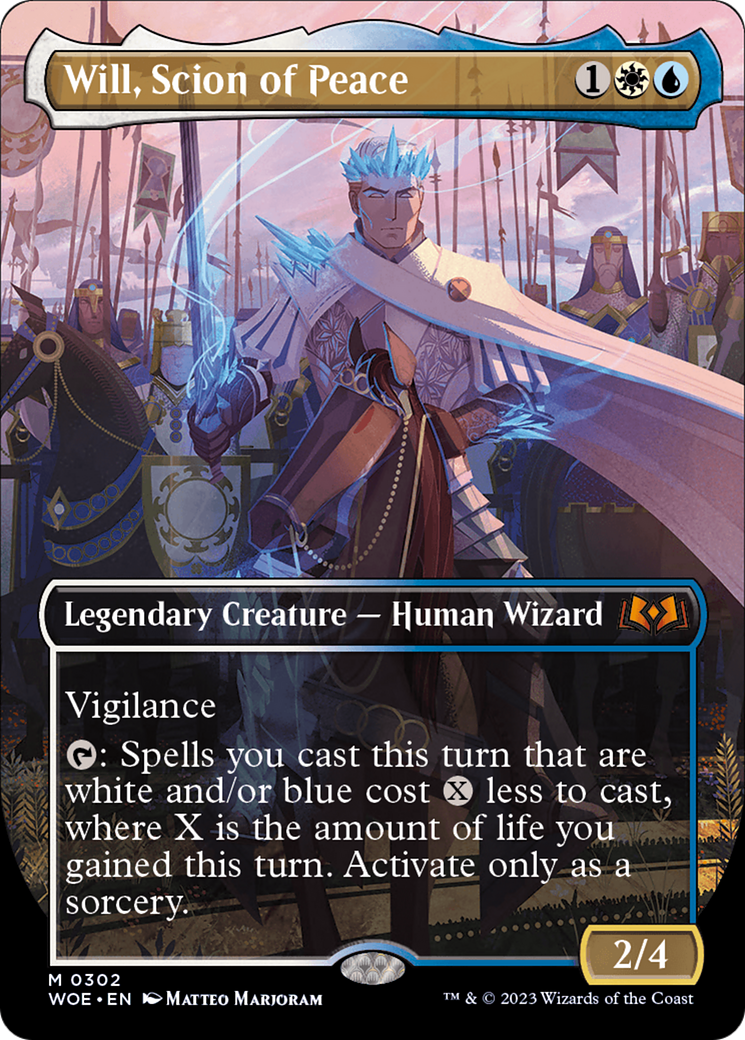 Will, Scion of Peace (Borderless Alternate Art) [Wilds of Eldraine] | Good Games North