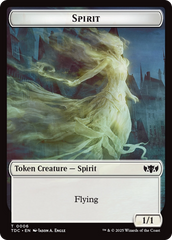 Angel // Spirit Double-Sided Token [Tarkir: Dragonstorm Commander Tokens] | Good Games North