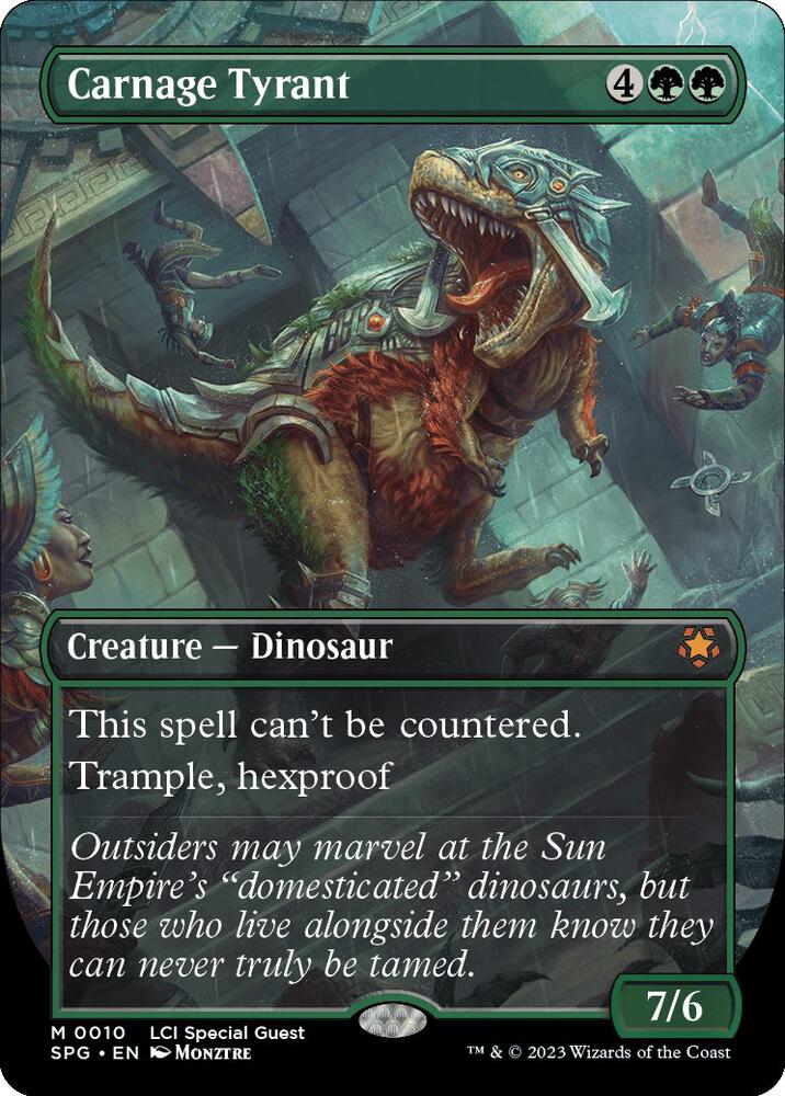 Carnage Tyrant Borderless (Special Guests)  - Foil | Good Games North