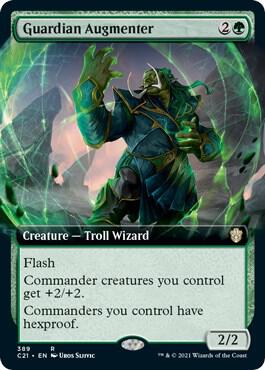 Guardian Augmenter Extended Art (Commander 2021)  | Good Games North