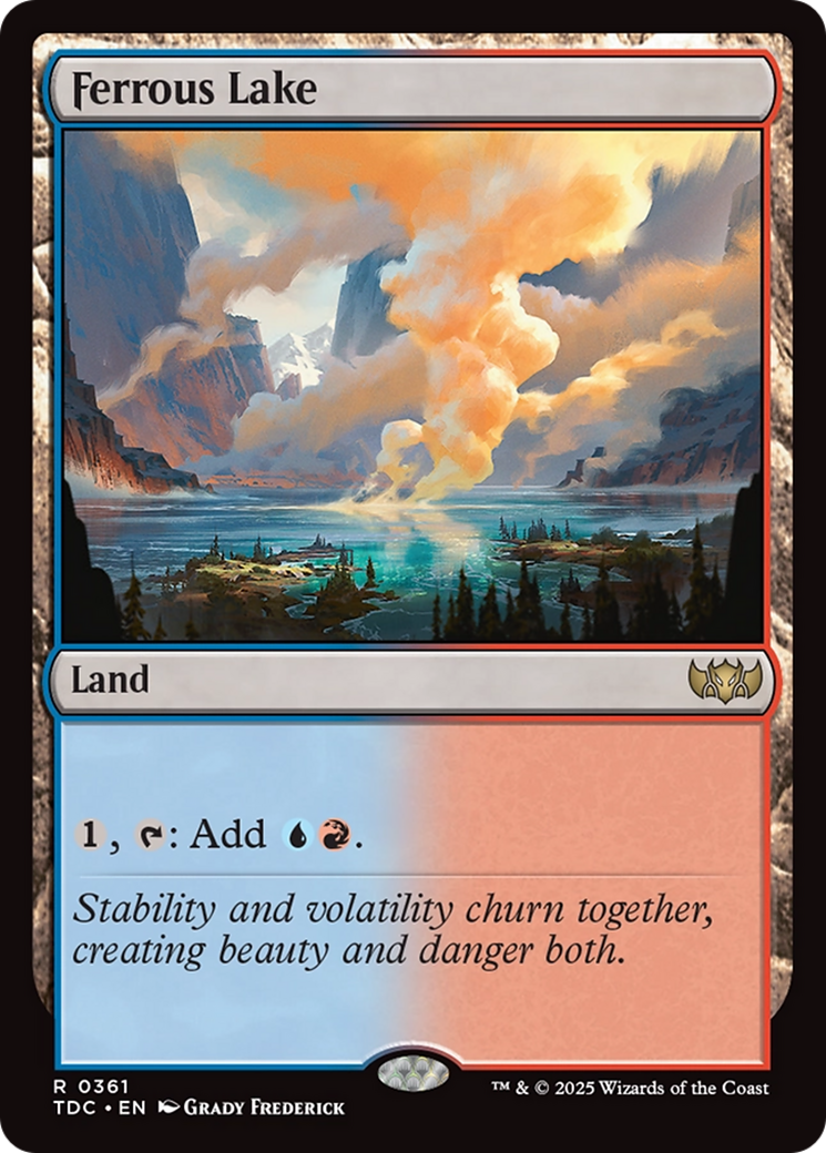 Ferrous Lake [Tarkir: Dragonstorm Commander] | Good Games North