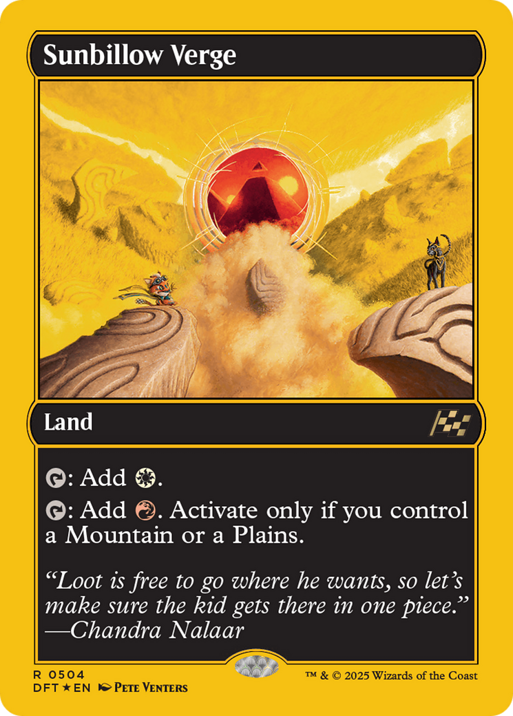 Sunbillow Verge (First-Place Foil) [Aetherdrift] | Good Games North