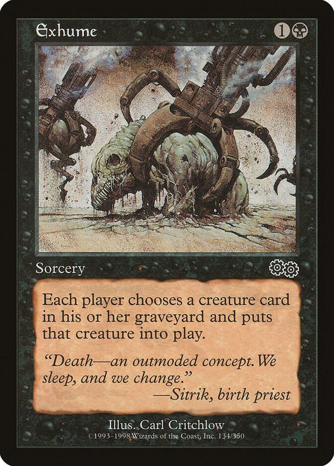 Exhume 134/350 (Urza's Saga)  | Good Games North
