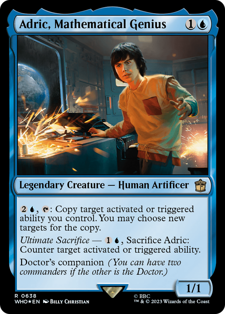 Adric, Mathematical Genius (Surge Foil) [Doctor Who] | Good Games North