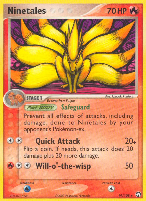 Ninetales (19/108) [EX: Power Keepers] | Good Games North