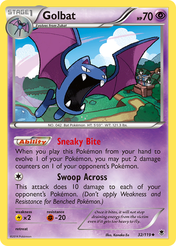 Golbat (32/119) [XY: Phantom Forces] | Good Games North