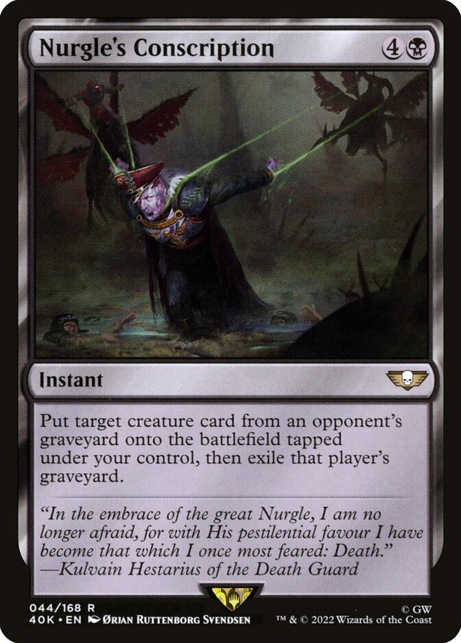 Nurgle's Conscription (Universes Beyond: Warhammer 40,000)  | Good Games North