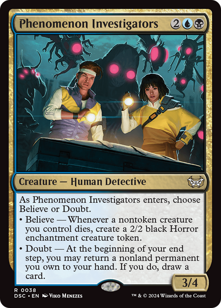 Phenomenon Investigators [Duskmourn: House of Horror Commander] | Good Games North