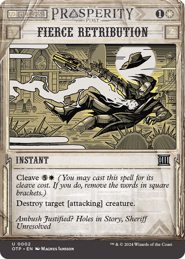 Fierce Retribution [Outlaws of Thunder Junction: Breaking News] | Good Games North