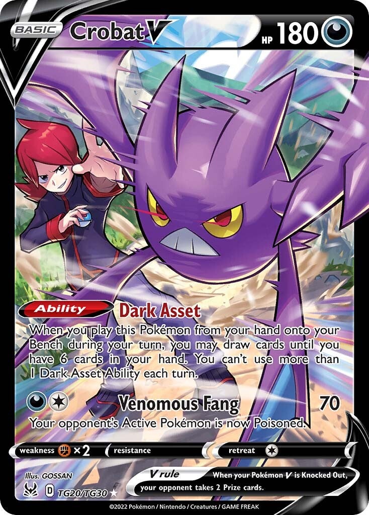Crobat V (TG20/TG30) [Sword & Shield: Lost Origin] | Good Games North