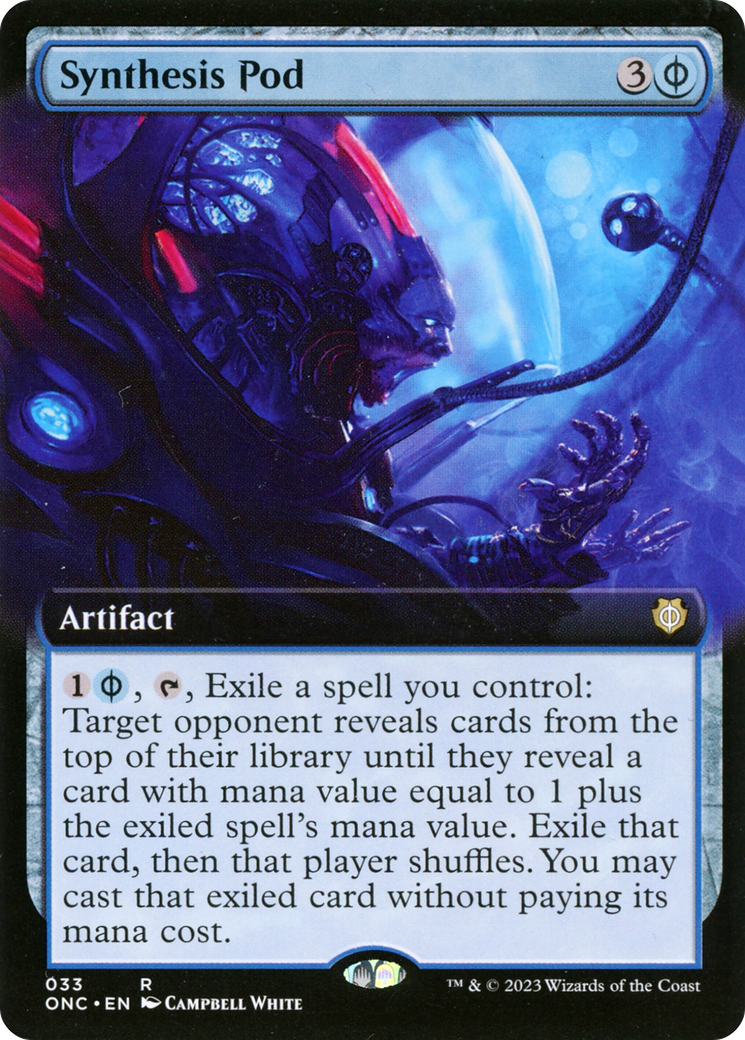 Synthesis Pod (Extended Art) [Phyrexia: All Will Be One Commander] | Good Games North