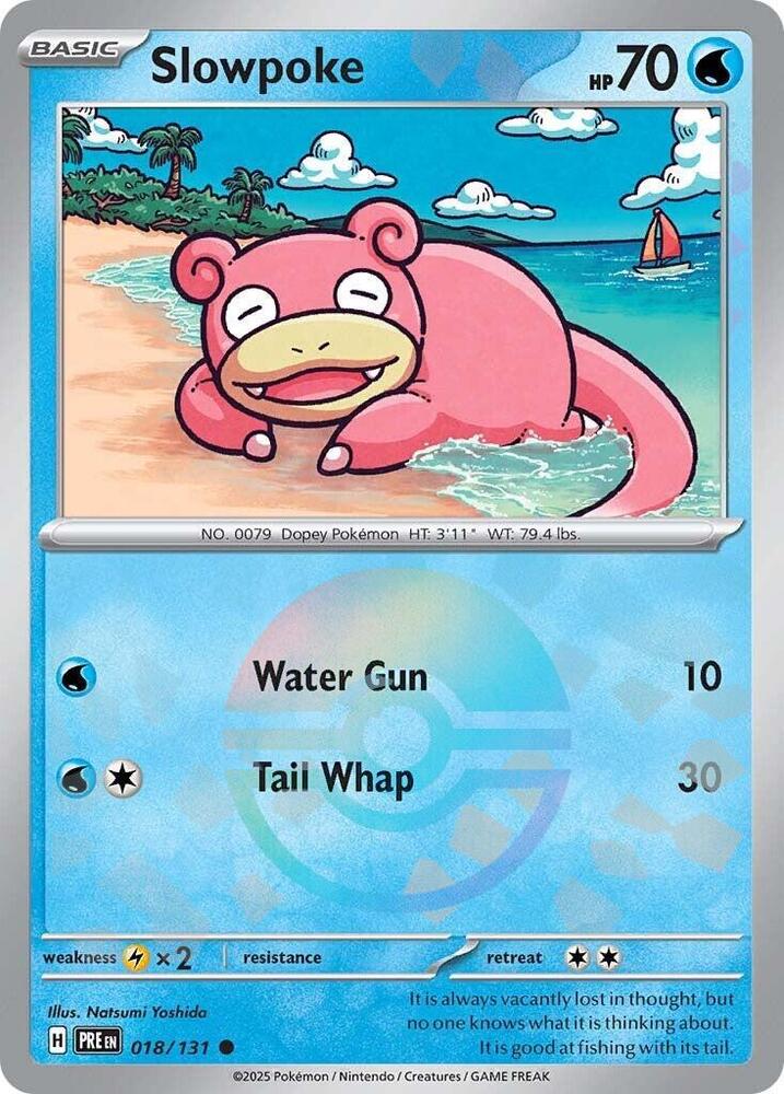 Slowpoke (018/131) (Poke Ball Pattern) [Scarlet & Violet: Prismatic Evolutions] | Good Games North