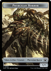 Phyrexian Golem // Phyrexian Horror Double-Sided Token [March of the Machine Commander Tokens] | Good Games North