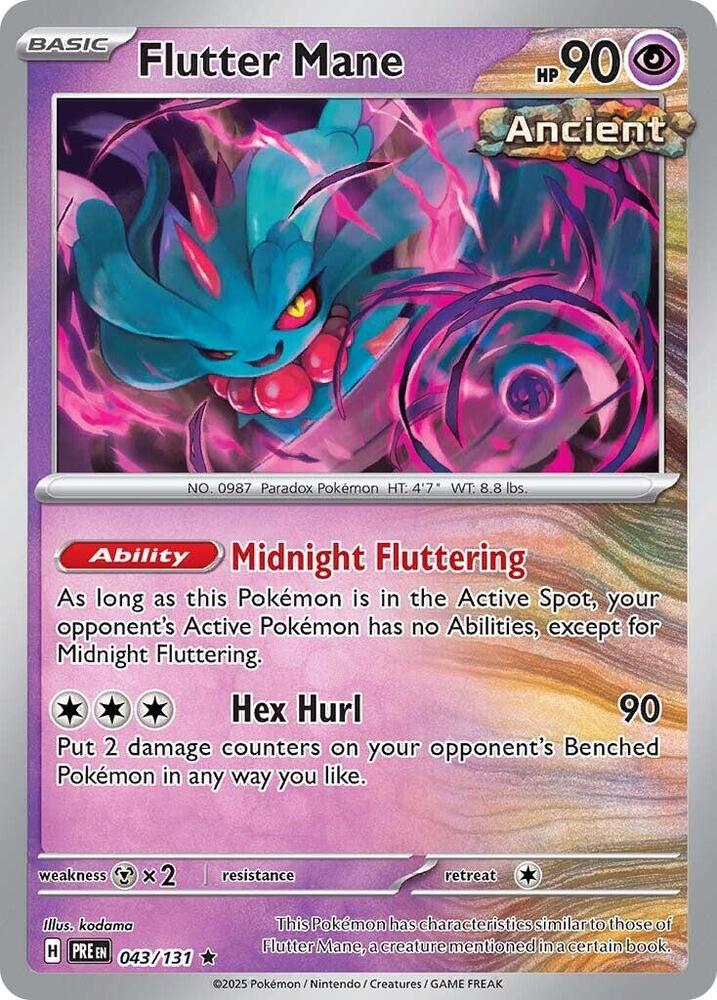 Flutter Mane (043/131) [Scarlet & Violet: Prismatic Evolutions] | Good Games North