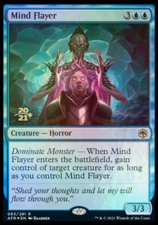 Mind Flayer [Dungeons & Dragons: Adventures in the Forgotten Realms Prerelease Promos] | Good Games North