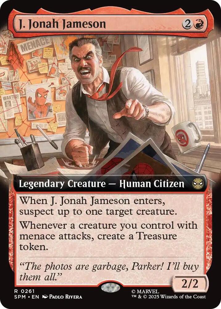 J Jonah Jameson Extended Art (Marvel's Spider-Man)  - Foil | Good Games North