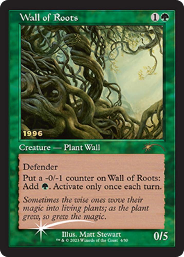 Wall of Roots (30th Anniversary Promos)  - Foil | Good Games North