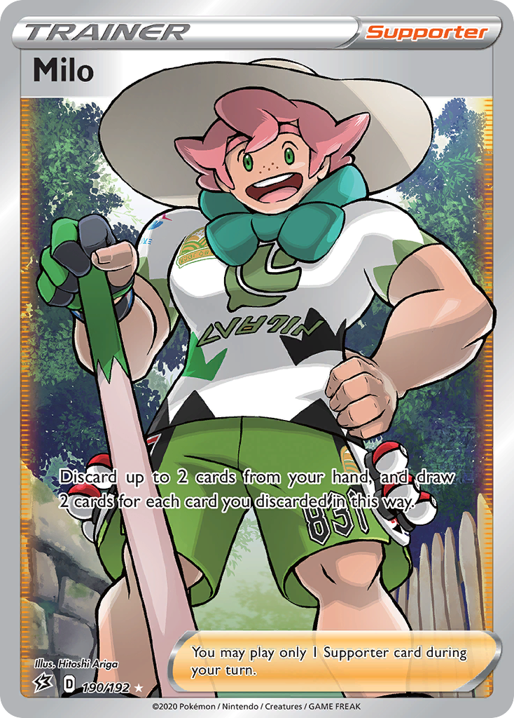 Milo (190/192) [Sword & Shield: Rebel Clash] | Good Games North