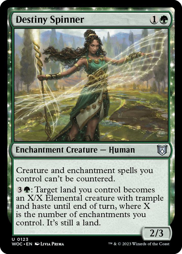 Destiny Spinner (Commander: Wilds of Eldraine)  | Good Games North