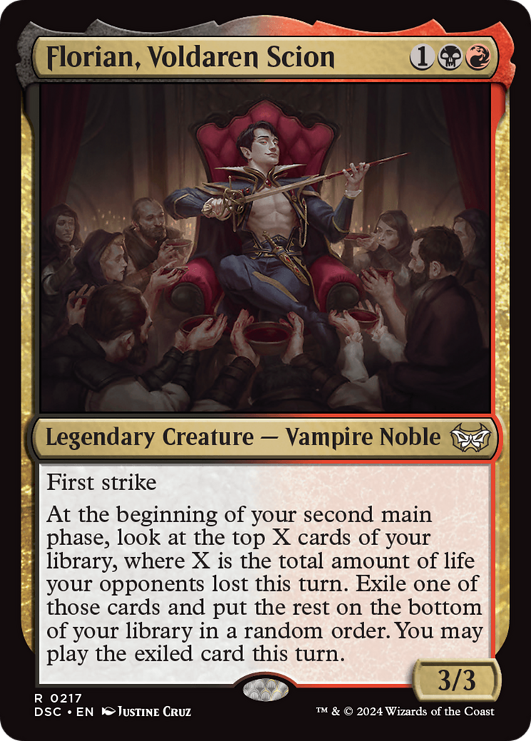 Florian, Voldaren Scion [Duskmourn: House of Horror Commander] | Good Games North