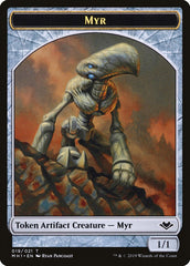 Zombie (007) // Myr (019) Double-Sided Token [Modern Horizons Tokens] | Good Games North
