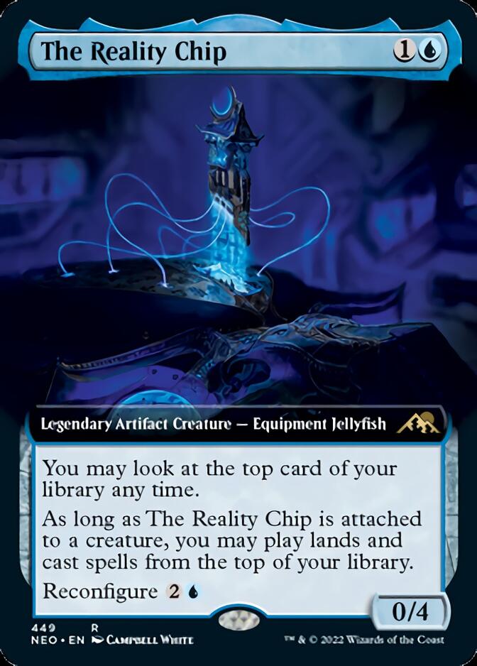 The Reality Chip (Extended Art) [Kamigawa: Neon Dynasty] | Good Games North
