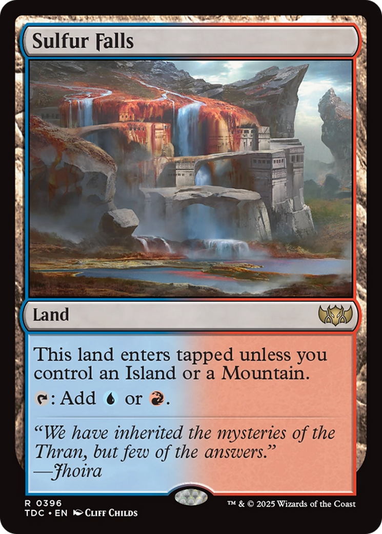 Sulfur Falls [Tarkir: Dragonstorm Commander] | Good Games North