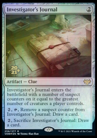 Investigator's Journal [Innistrad: Crimson Vow Prerelease Promos] | Good Games North