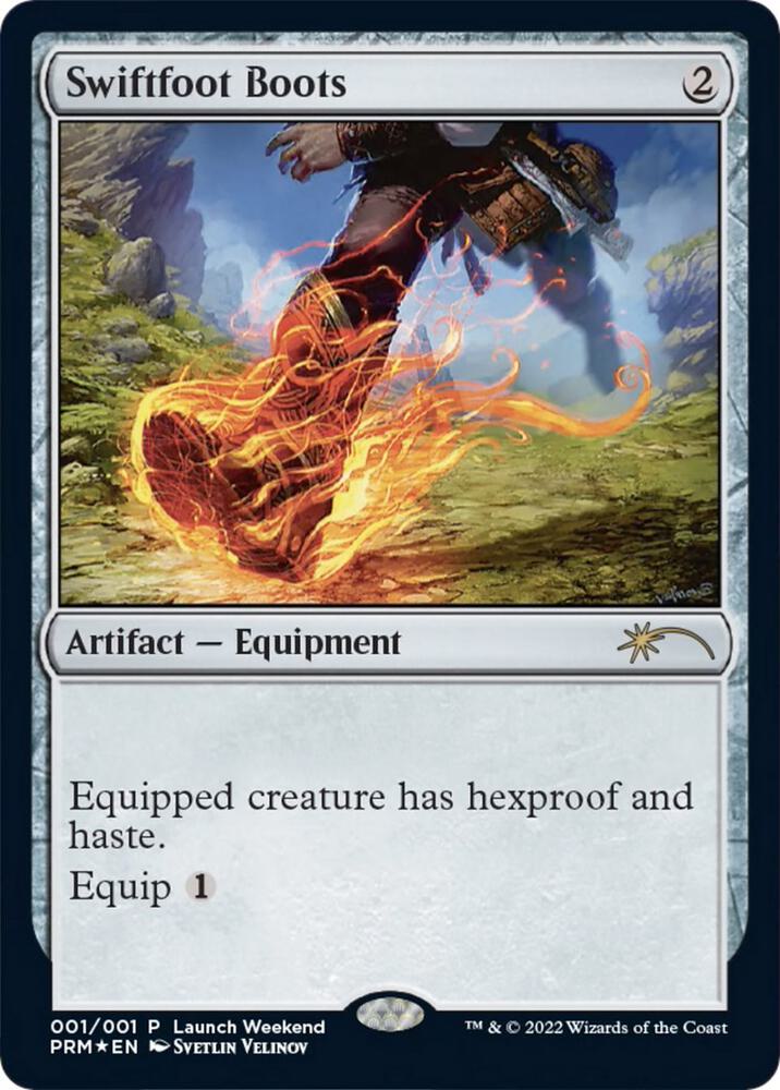 Swiftfoot Boots 4/6 (WPN & Gateway Promos)  - Foil | Good Games North