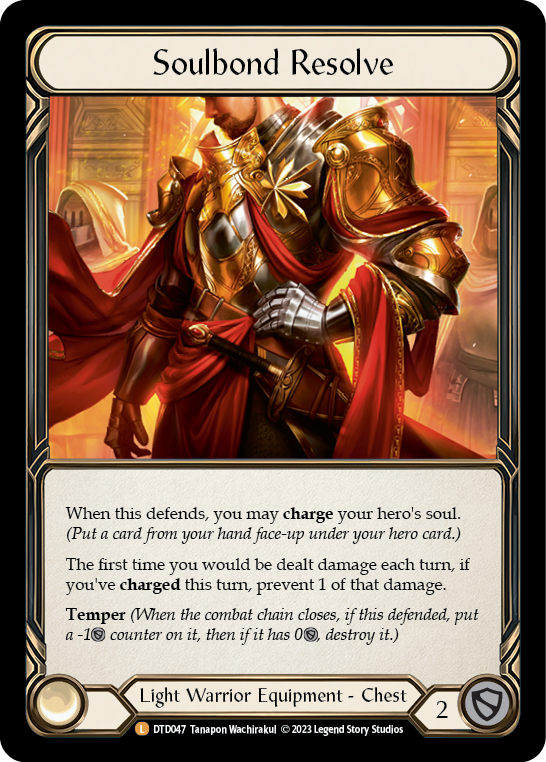 Soulbond Resolve [DTD047] (Dusk Till Dawn)  Rainbow Foil | Good Games North