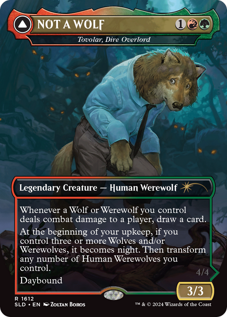 NOT A WOLF - Tovolar, Dire Overlord [Secret Lair Drop Series] | Good Games North
