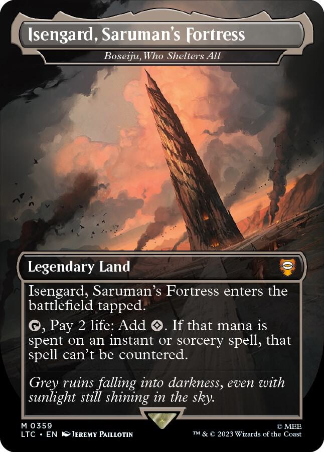 Isengard Sarumans Fortress Boseiju Who Shelters All (Commander: The Lord of the Rings: Tales of Middle-earth)  | Good Games North