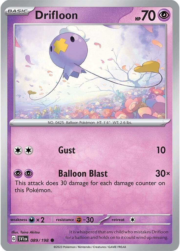 Drifloon (089/198) [Scarlet & Violet: Base Set] | Good Games North
