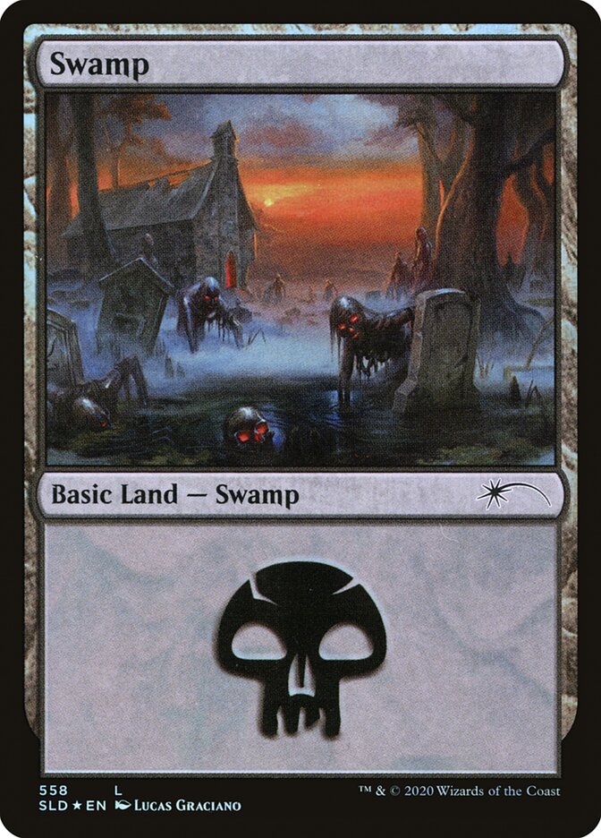 Swamp (Reanimated) (558) [Secret Lair Drop Promos] | Good Games North