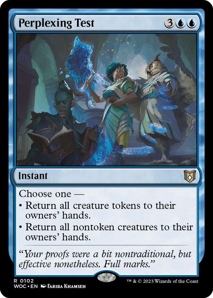 Perplexing Test 102/173 (Commander: Wilds of Eldraine)  | Good Games North