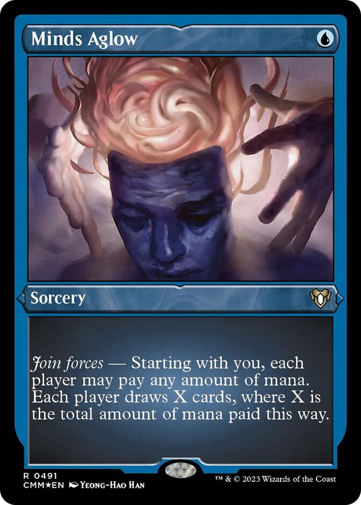 Minds Aglow (Foil Etched) [Commander Masters] | Good Games North