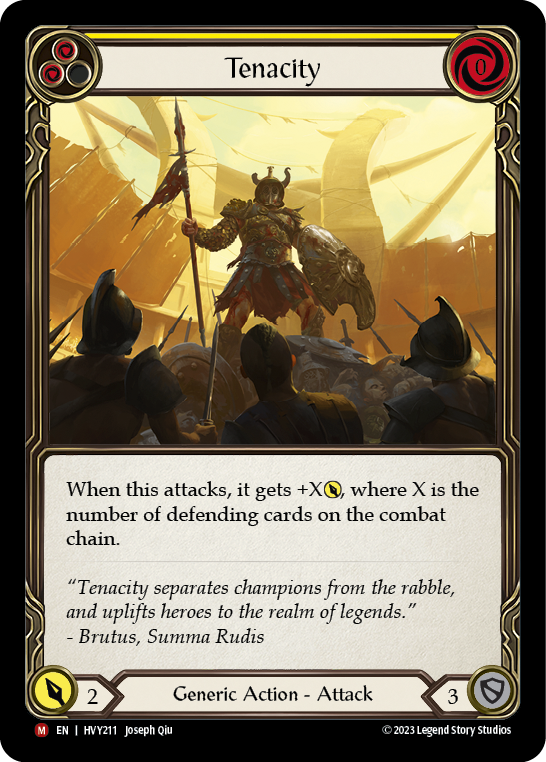 Tenacity [HVY211] (Heavy Hitters)  Rainbow Foil | Good Games North