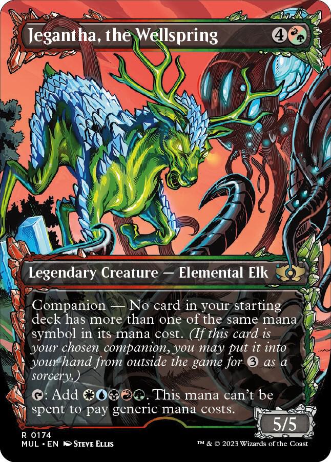 Jegantha the Wellspring Halo Foil (March of the Machine: Multiverse Legends)  - Foil | Good Games North