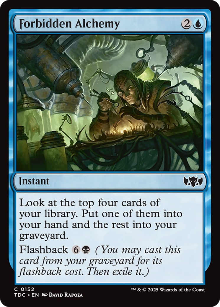 Forbidden Alchemy [Tarkir: Dragonstorm Commander] | Good Games North