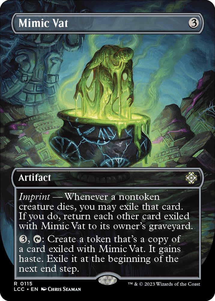 Mimic Vat Borderless (Commander: The Lost Caverns of Ixalan)  - Foil | Good Games North