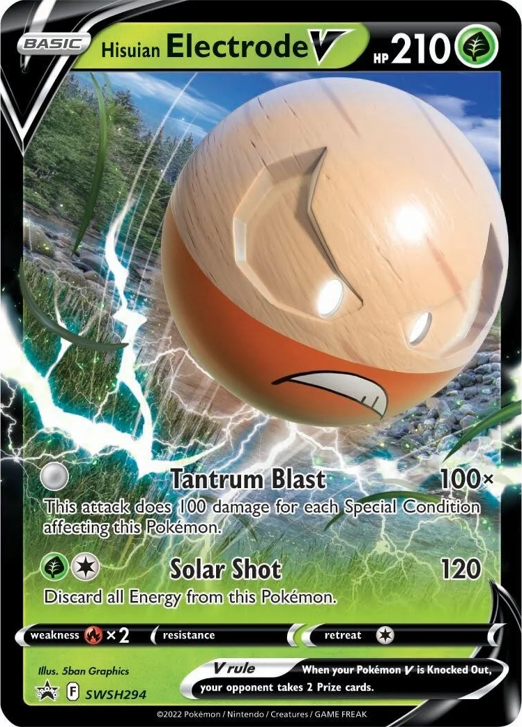 Hisuian Electrode V (SWSH294) [Sword & Shield: Black Star Promos] | Good Games North