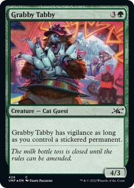 Grabby Tabby Galaxy Foil (Unfinity)  - undefined | Good Games North