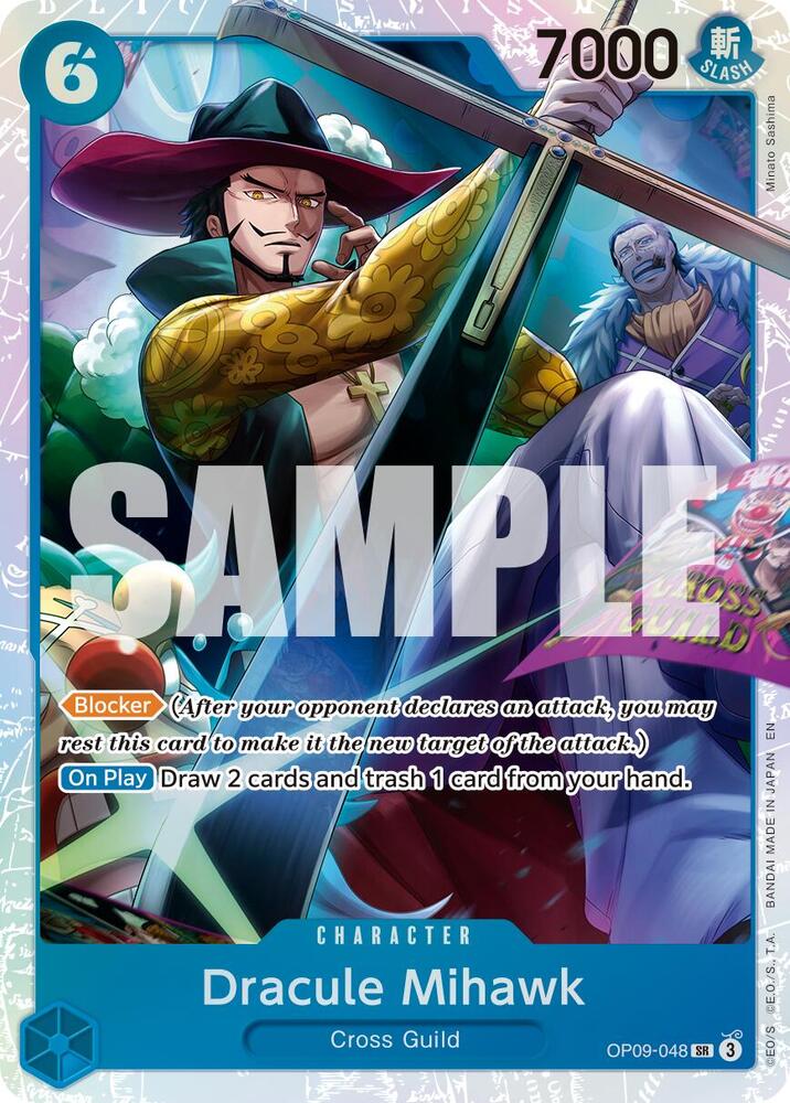 Dracule Mihawk (Reprint) OP09-048 (Premium Booster -The Best- Vol. 2)  - Foil | Good Games North