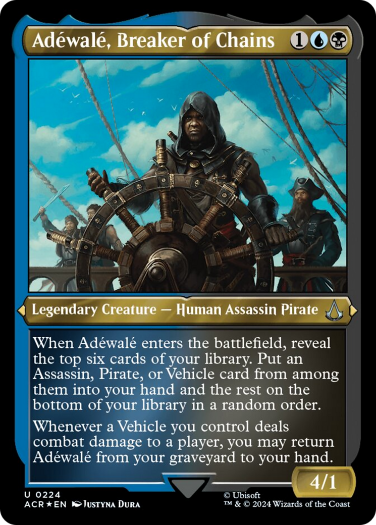 Adewale, Breaker of Chains (Foil Etched) [Assassin's Creed] | Good Games North