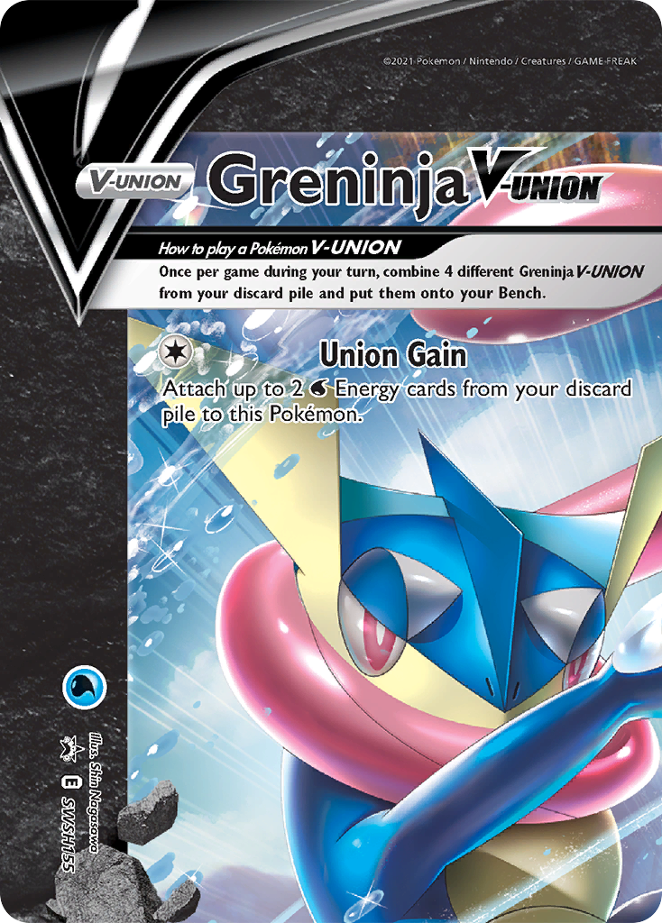 Greninja V-Union (SWSH155) [Sword & Shield: Black Star Promos] | Good Games North