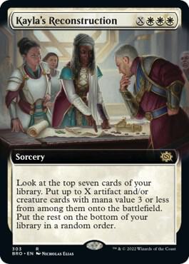 Kaylas Reconstruction Extended Art (The Brothers' War)  | Good Games North